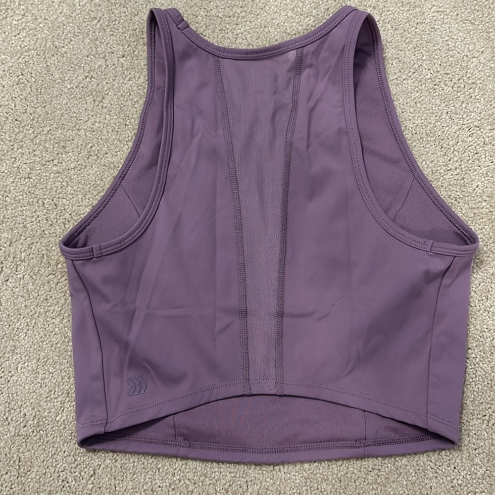 All In Motion Cropped High Neck Tank - Picture 2 of 3